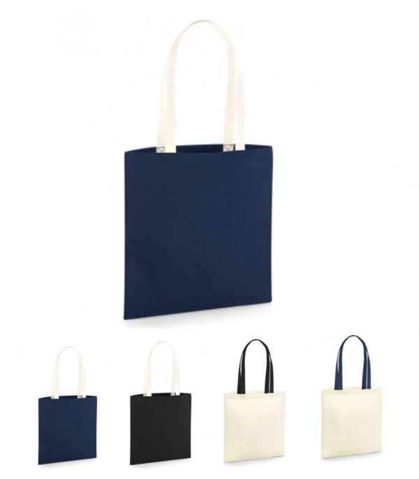 Westford Mill W801C Earthaware Organic Bag for Life - Contrast h